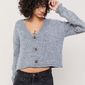 NWOT UO Ozzy Boxy Button-front Cardigan